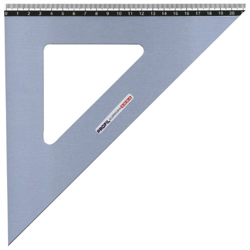 Trokut aluminijski 31cm 45° arda 18032 (24669)