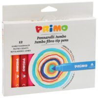Flomaster školski 12boja primo jumbo cmp.603jumbo12 blister (24693)