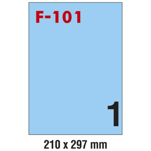 Etikete ILK 210x297 mm pk100L Fornax F-101 plave (24771)