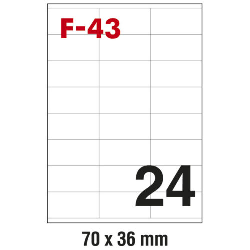 Etikete ILK 70x36 mm pk100L Fornax F-43 (24809)