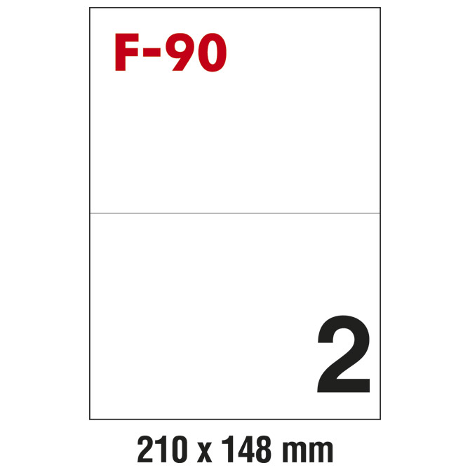 Etikete ILK 210x148 mm pk100L Fornax F-90 (24831)