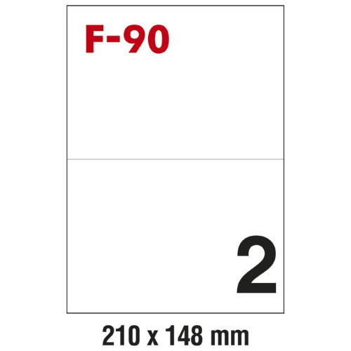 Samoljepljivi papir ILK naljepnice 210x148mm etikete pk100L Fornax F-90 (24831)
