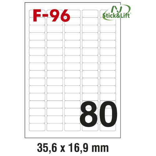 Etikete ILK 35,6x16,9mm odljepljive pk100L Fornax F-96 (24837)