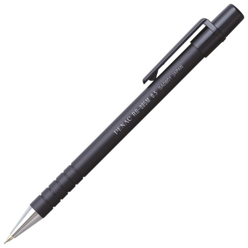 Olovka tehnička 0,5mm gumirana rb-085m penac crna (24896)