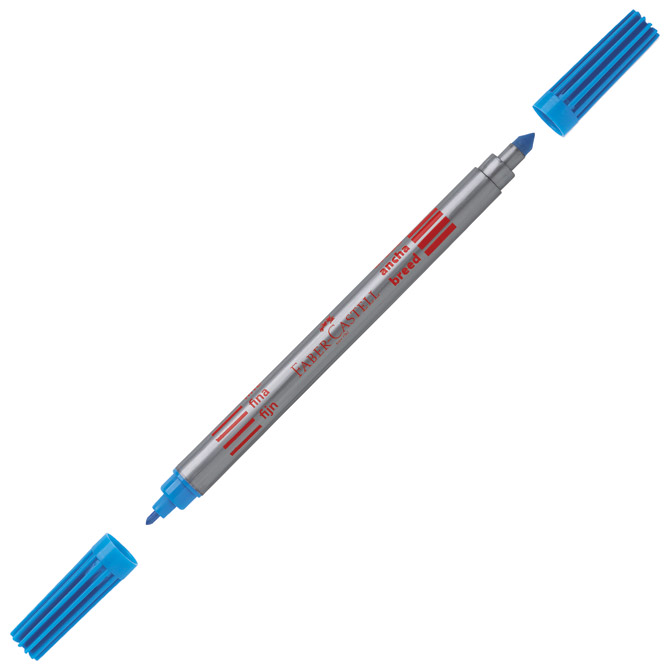 Flomaster školski 20boja obostrani faber castell 151119 blister (25041)