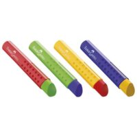 Gumica plastična tri faber castell 182334 sortirano (25048)