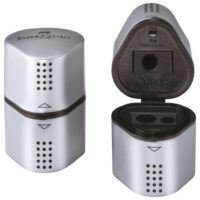 Šiljilo pvc s pvc kutijom 3rupe grip 2001 trio faber castell 183800 srebrno (25050)