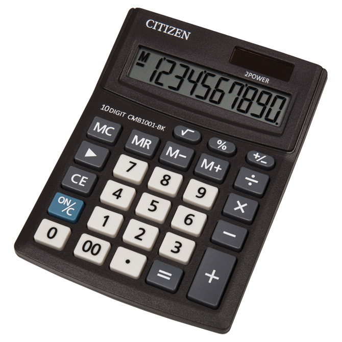 Kalkulator komercijalni 10mjesta Citizen CMB-1001 BK crni (25435)