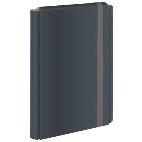 Mapa s gumicom hrbat-30mm A4 karton interdruk crna (25616)