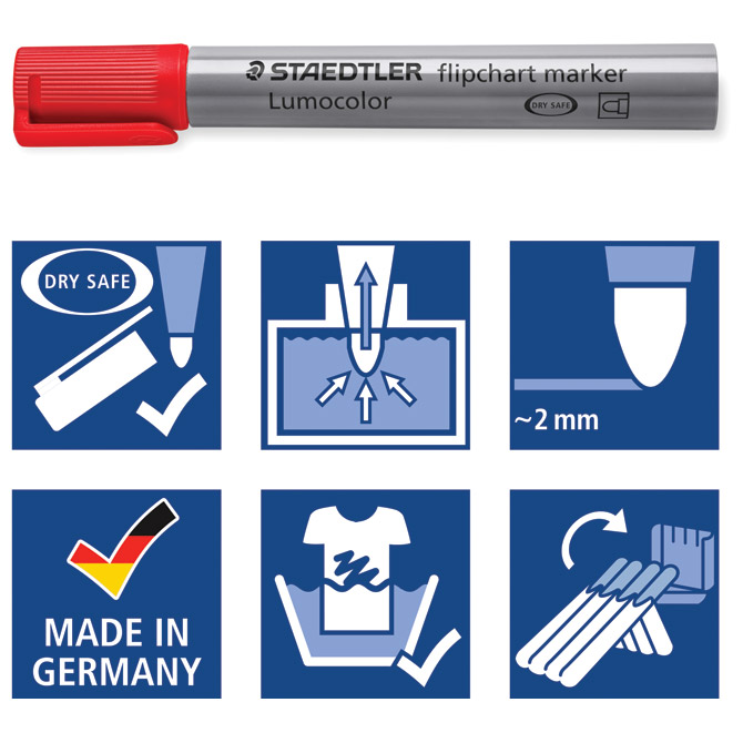 Marker flipchart 2mm lumocolor staedtler 356-9 crni (25857)