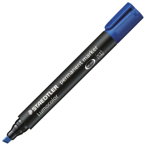Marker permanentni 2-5mm lumocolor staedtler 350-3 plavi (25858)