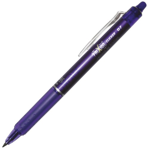 Roler gel 0,7mm frixion ball clicker piši-briši pilot blrt-fr7-v ljubičasti (26406)