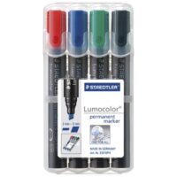 Marker permanentni 2-5mm pk4 lumocolor staedtler 350 wp4 sortirano blister (26829)
