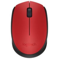 Miš USB 3tipke optički bežični m171 Logitech crveno/crni blister (26850)