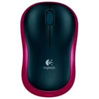 Miš USB 3tipke optički bežični m185 Logitech crveno/crni blister (27067)