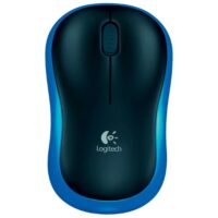 Miš USB 3tipke optički bežični m185 Logitech plavo/crni blister (27068)