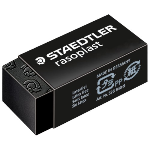 Gumica rasoplast staedtler 526 b40-9 crna-komad (35046)