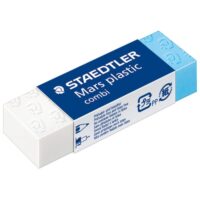Gumica mars plastic combi staedtler 526 508 bijela/plava-komad (35053)