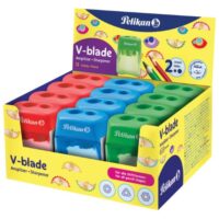 Šiljilo pvc s pvc kutijom 2rupe pelikan 700238 sortirano (35224)