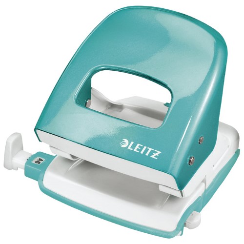 Bušač 2 rupe do 30 listova wow leitz 50081251 metalik tirkizni blister (35467)