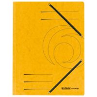 Fascikl klapa s gumicom karton A4 herlitz 10843886 žuti (35799)