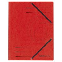 Fascikl klapa s gumicom karton A4 herlitz 10843902 crveni (35801)
