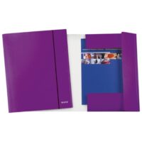 Fascikl klapa s gumicom karton A4 wow leitz 39830062 metalik ljubičasti (35821)