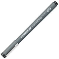 Flomaster za tehničko crtanje 0,1mm pigment liner staedtler 308 01-9 crni (35896)