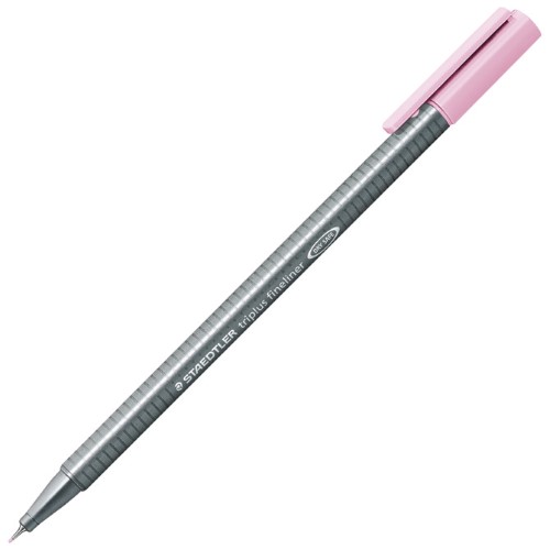 Flomaster fineliner 0,3mm triplus staedtler 334-21 pastelno rozi (35909)