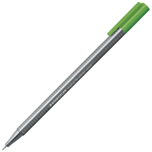 Flomaster fineliner 0,3mm triplus staedtler 334-501 neon zeleni (35920)
