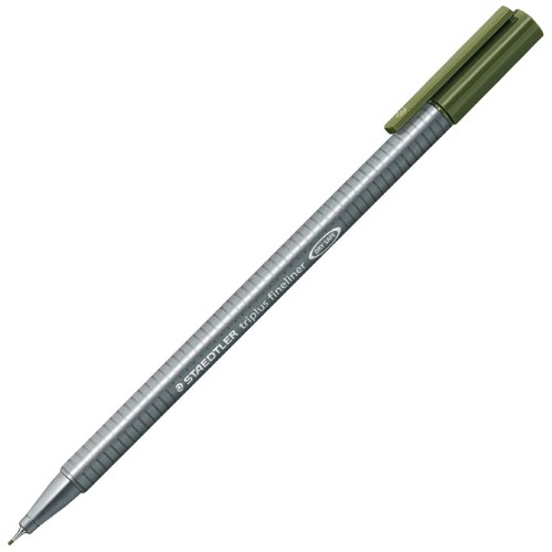 Flomaster fineliner 0,3mm triplus staedtler 334-57 maslinasto zeleni (35924)