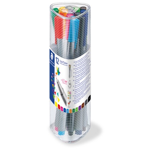 Flomaster fineliner 0,3mm 12boja u čaši triplus staedtler 334 pr12 (35931)