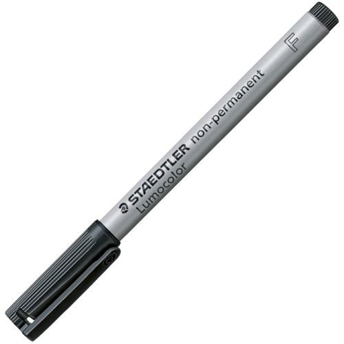 Marker nepermanentni 0,6mm reciklirani lumocolor staedtler 316-9 crni (35950)