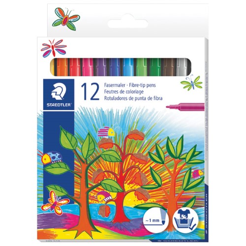 Flomaster školski 12boja staedtler 325 c12 (35976)