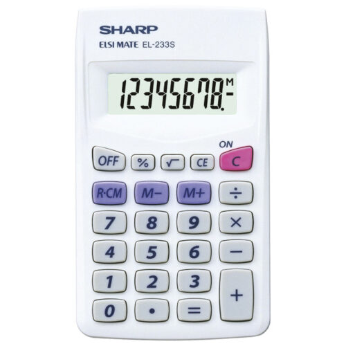 Kalkulator komercijalni 8mjesta Sharp EL-233S bijeli!! (36063)