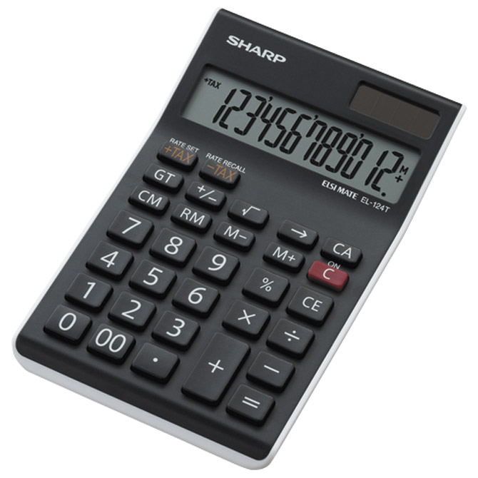 Kalkulator komercijalni 12mjesta Sharp EL-124TWH!! (36068)