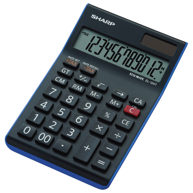 Kalkulator komercijalni 14mjesta Sharp EL-144TBL!! (36069)