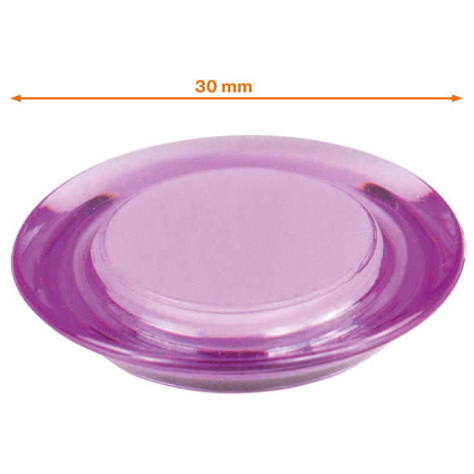 Magnet 3cm pk6 quartet 1903790 prozirno sortirano blister (36390)
