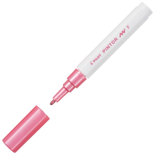 Marker 1mm pintor pilot sw-pt-f-mp metalik rozi (36519)