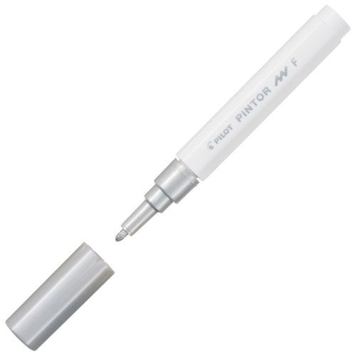 Marker 1mm pintor pilot sw-pt-f-s metalik srebrni (36530)
