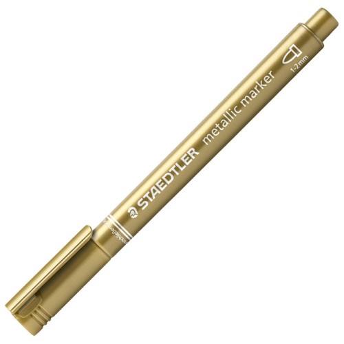 Marker nepermanentni 1-2mm metallic pen staedtler 8323-11 zlatni (36537)