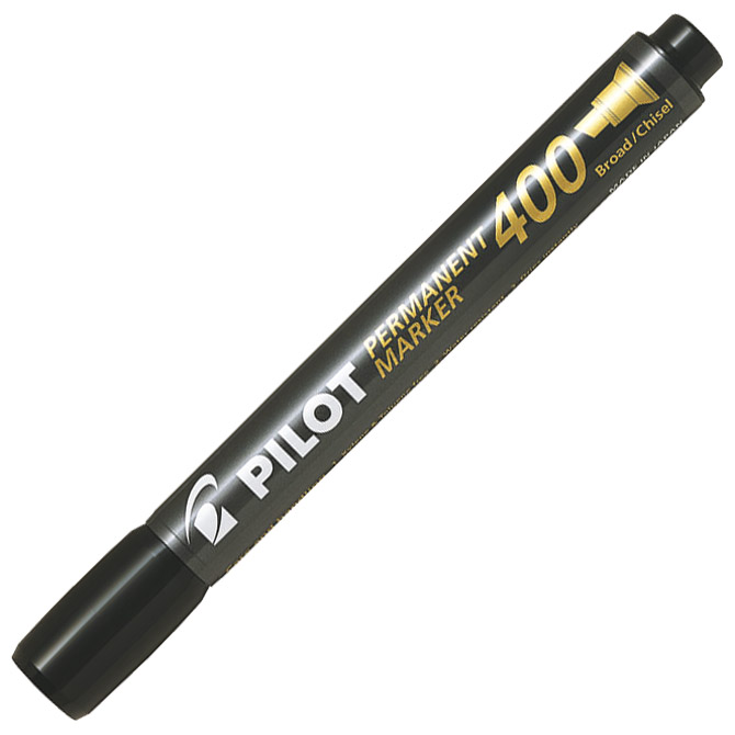 Marker permanentni 1,5-4,0mm klinasti vrh pilot sca-400-b crni (36557)