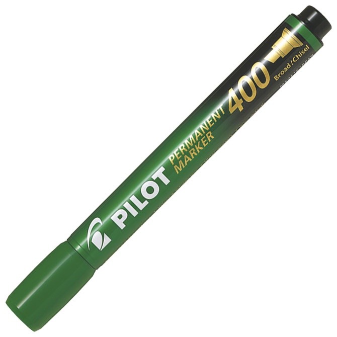 Marker permanentni 1,5-4,0mm klinasti vrh pilot sca-400-g zeleni (36558)