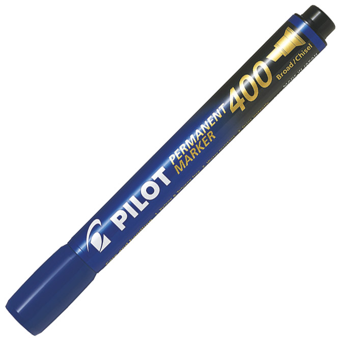 Marker permanentni 1,5-4,0mm klinasti vrh pilot sca-400-l plavi (36559)