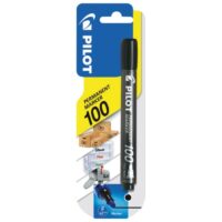 Marker permanentni 1mm okrugli vrh pilot sca-100-b crni blister (36562)