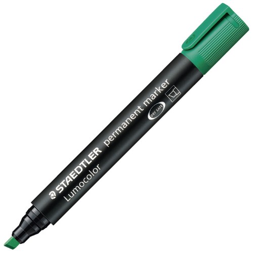 Marker permanentni 2-5mm lumocolor staedtler 350-5 zeleni (36570)