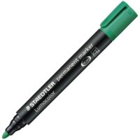 Marker permanentni 2mm lumocolor staedtler 352-5 zeleni (36572)