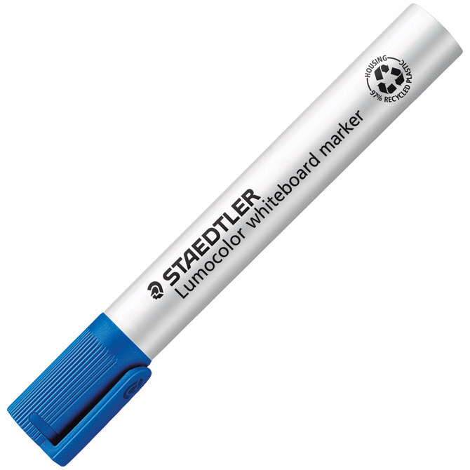 Marker za bijelu ploču 2-5mm lumocolor staedtler 351 b-3 plavi (36603)