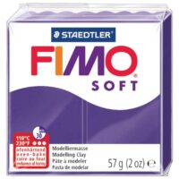 Masa za modeliranje 57g fimo soft staedtler 8020-63 boja šljive (36658)