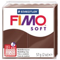 Masa za modeliranje 57g fimo soft staedtler 8020-75 boja čokolade (36661)